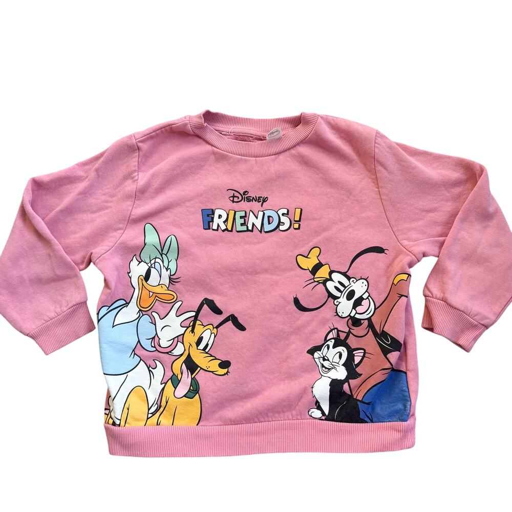 H&M x Disney Mickey’s Friends Pink Sweatshirt